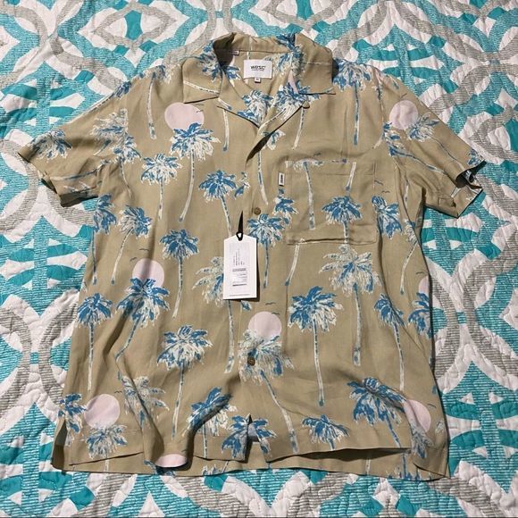 Wesc Other - ❀ NWT WESC Nevins Hawaii Button up Shirt ❀